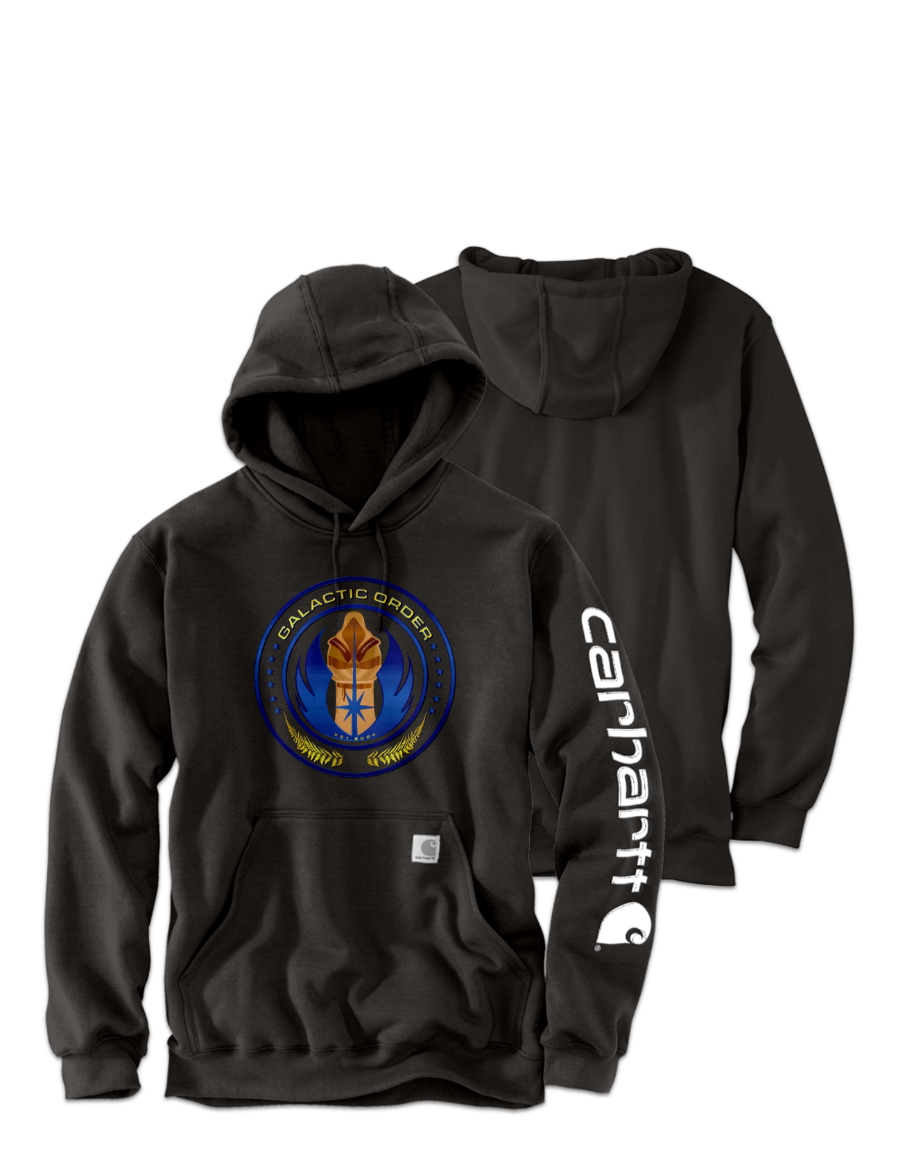 Rendered product preview, stack