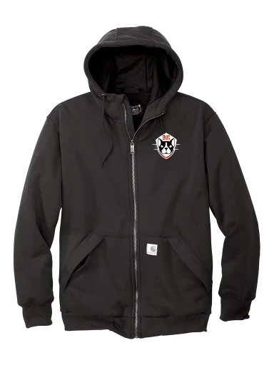 Carhartt Midweight Thermal-Lined Full-Zip Sweatshirt preview, front