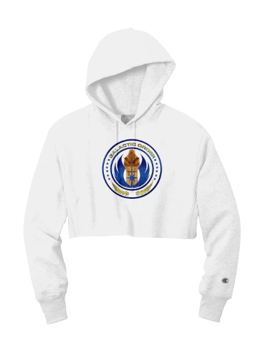 Champion Women's Reverse Weave Cropped Cut-Off Hooded Sweatshirt preview, front