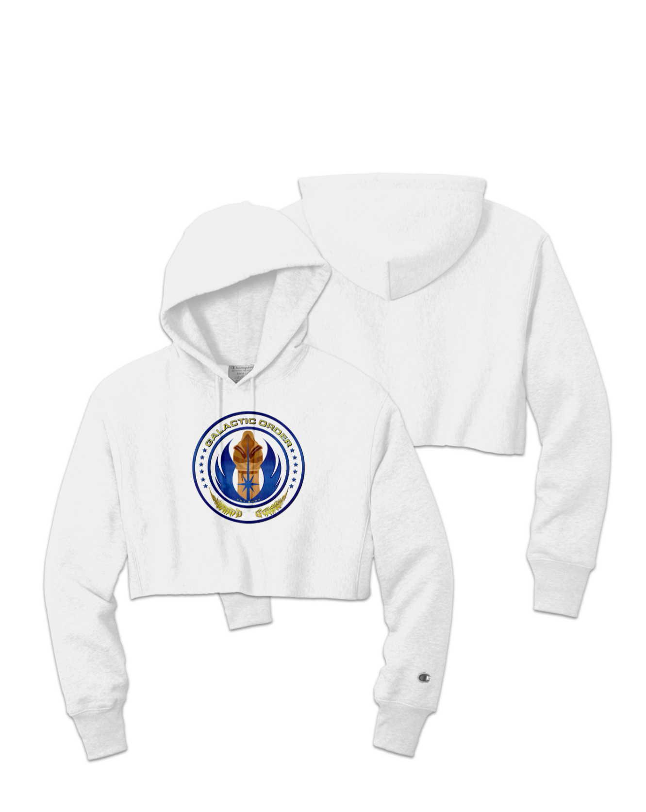 Rendered product preview, stack