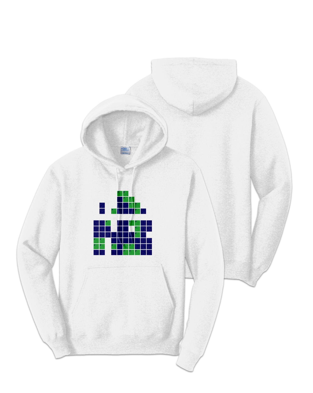 Rendered product preview, stack