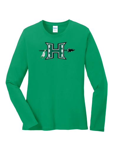 Women's Long Sleeve Core Cotton Tee preview, front