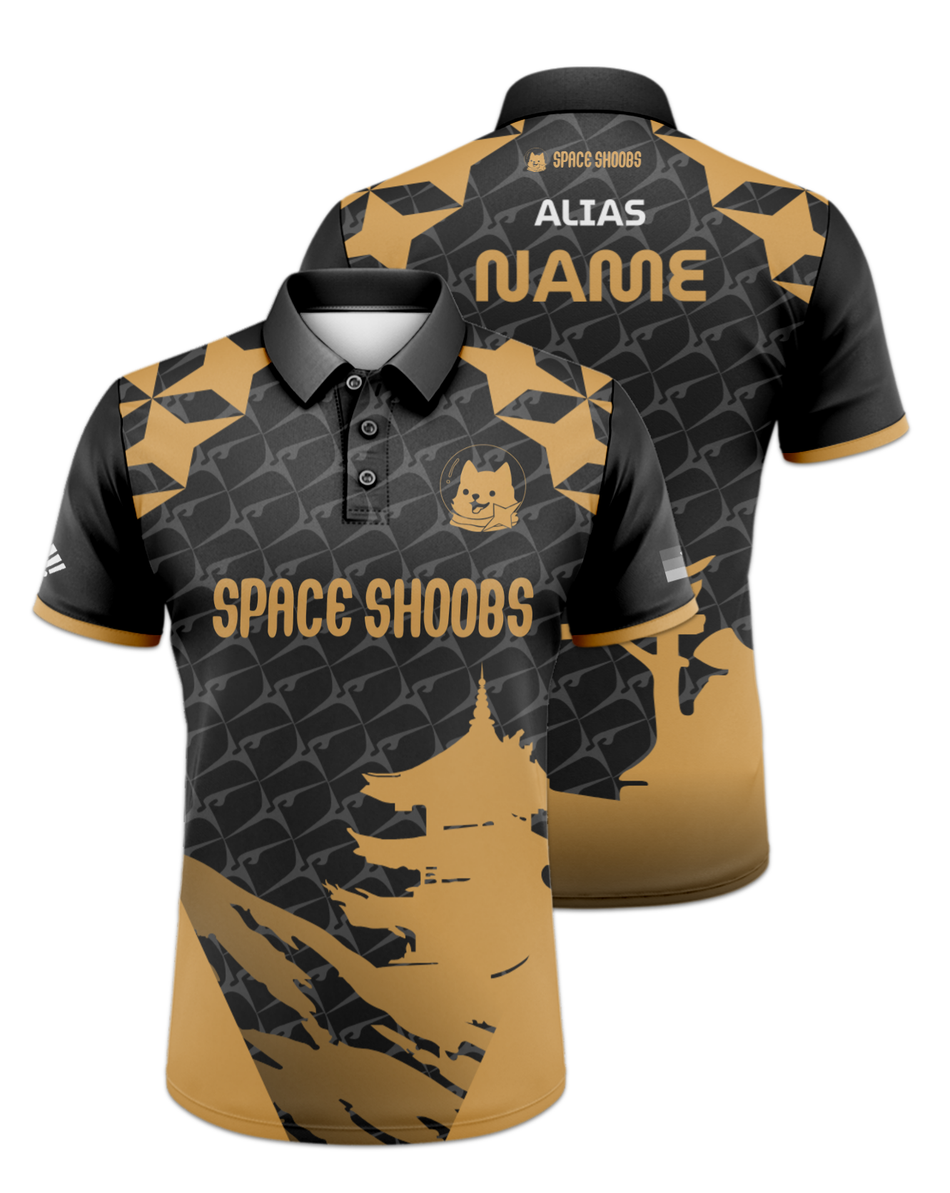 Rendered product preview, stack