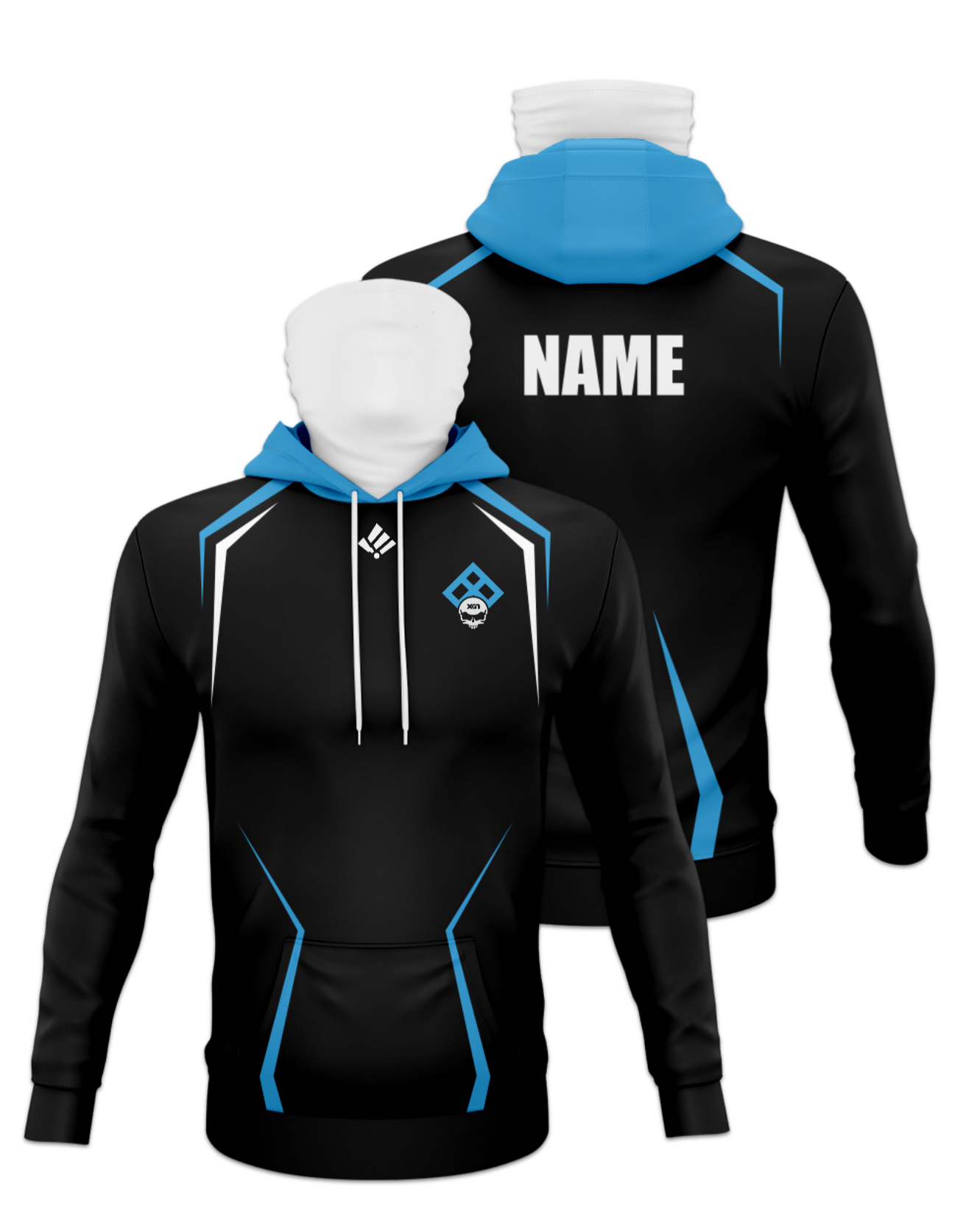 Rendered product preview, stack