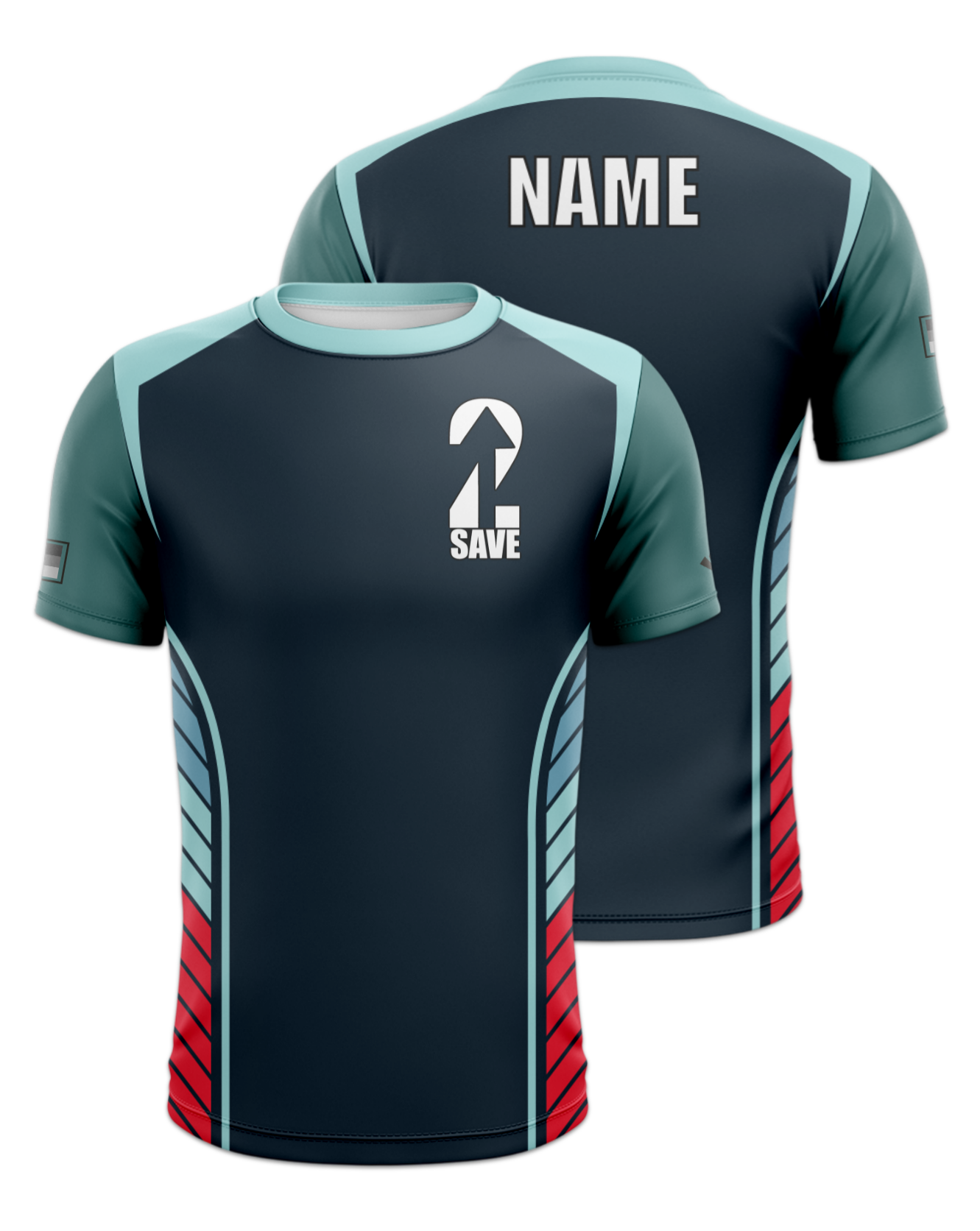 Rendered product preview, stack