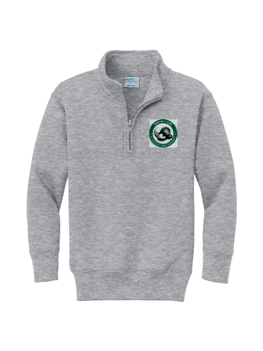 Youth Core Fleece 1/4-Zip Pullover Sweatshirt preview, front