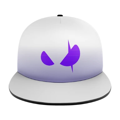 5 Panel Solid Flat Bill Cap preview, front