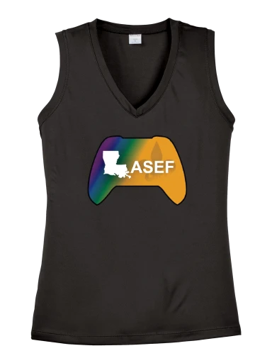 Sport-Tek Women's Sleeveless PosiCharge Competitor V-Neck Tee preview, front