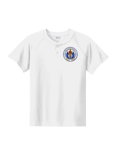 Sport-Tek Youth PosiCharge Competitor 2-Button Henley preview, front