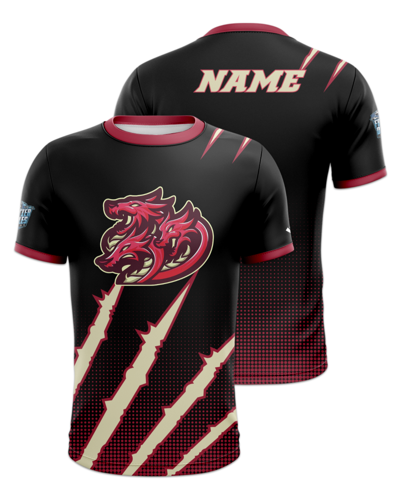 Rendered product preview, stack