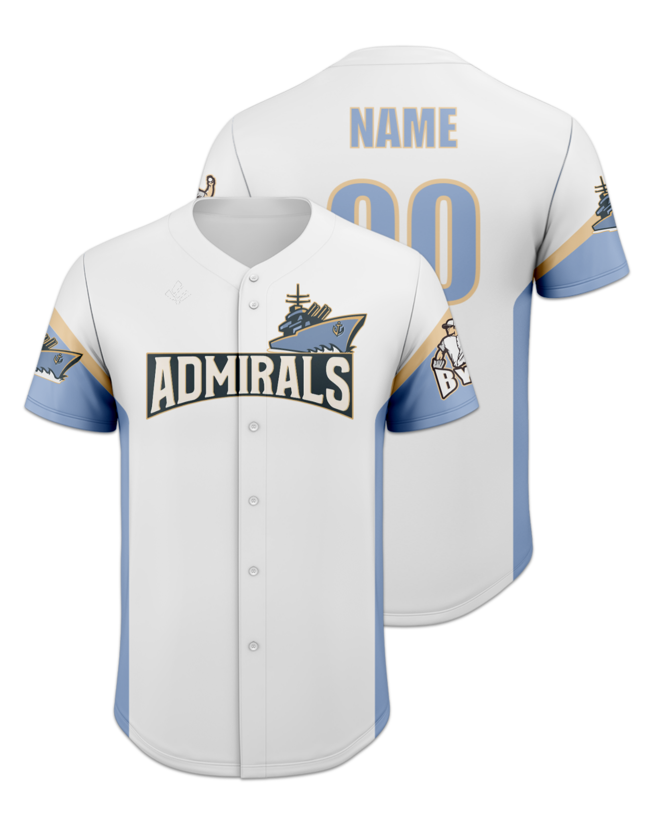 Rendered product preview, stack