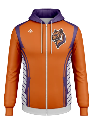 Ribbed Zipped Hoodie preview, front