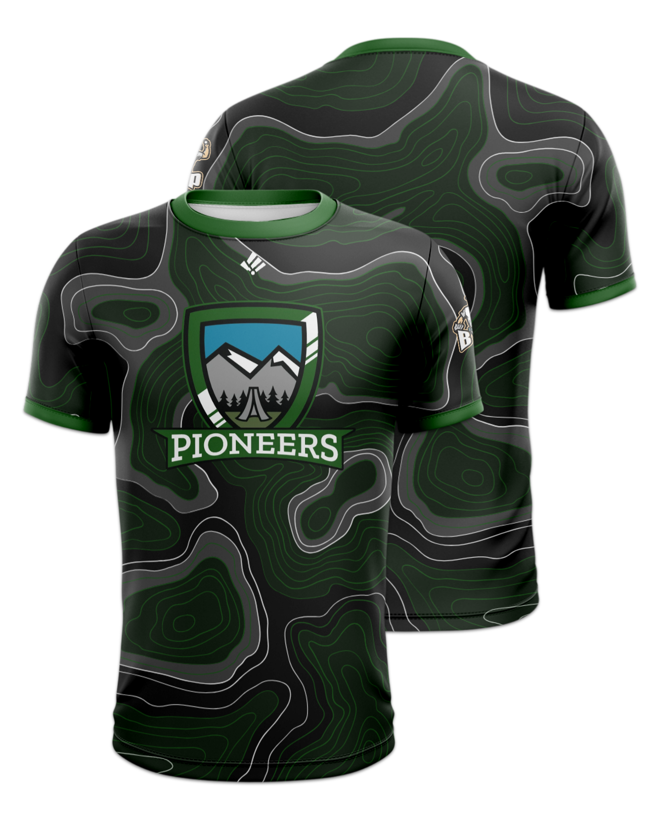 Rendered product preview, stack