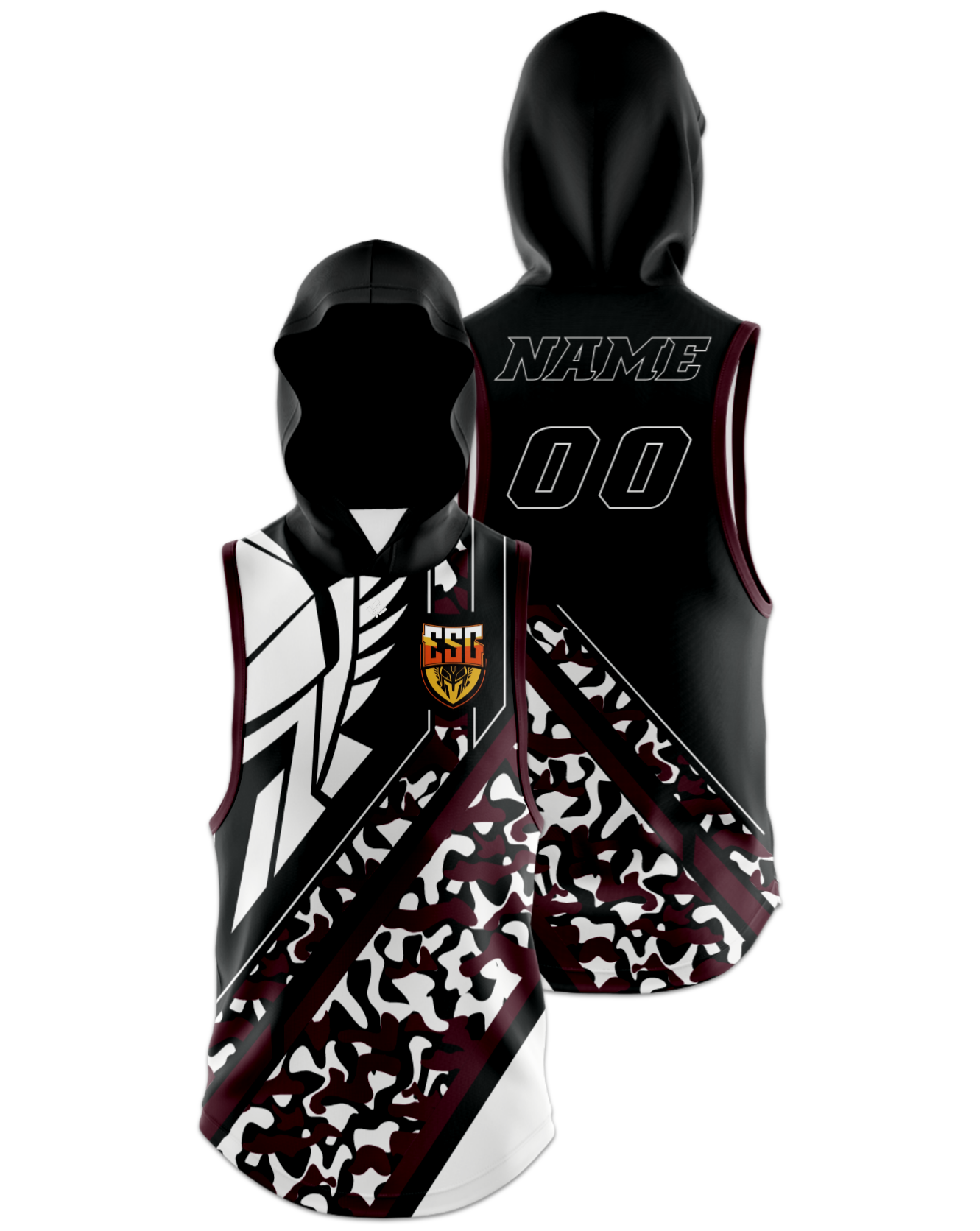 Rendered product preview, stack