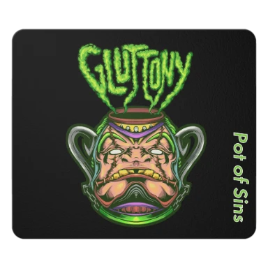 Pot of Gluttony Mouse Pad preview, front