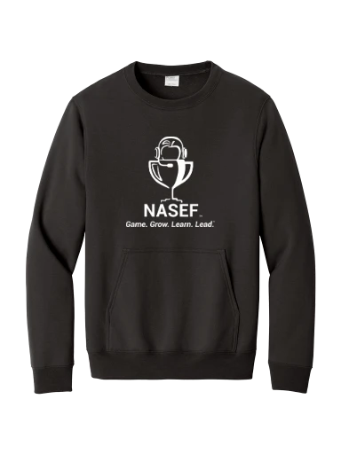 Port & Co Core Fleece Crewneck Pocket Sweatshirt preview, front