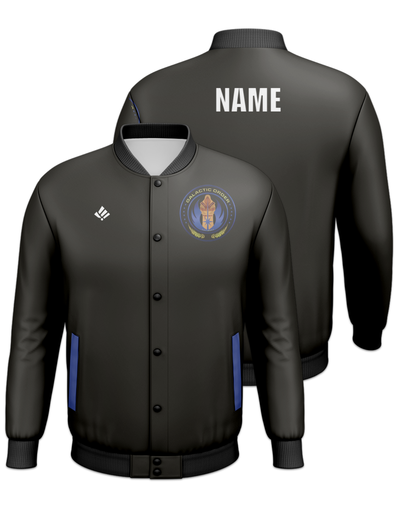 Rendered product preview, stack