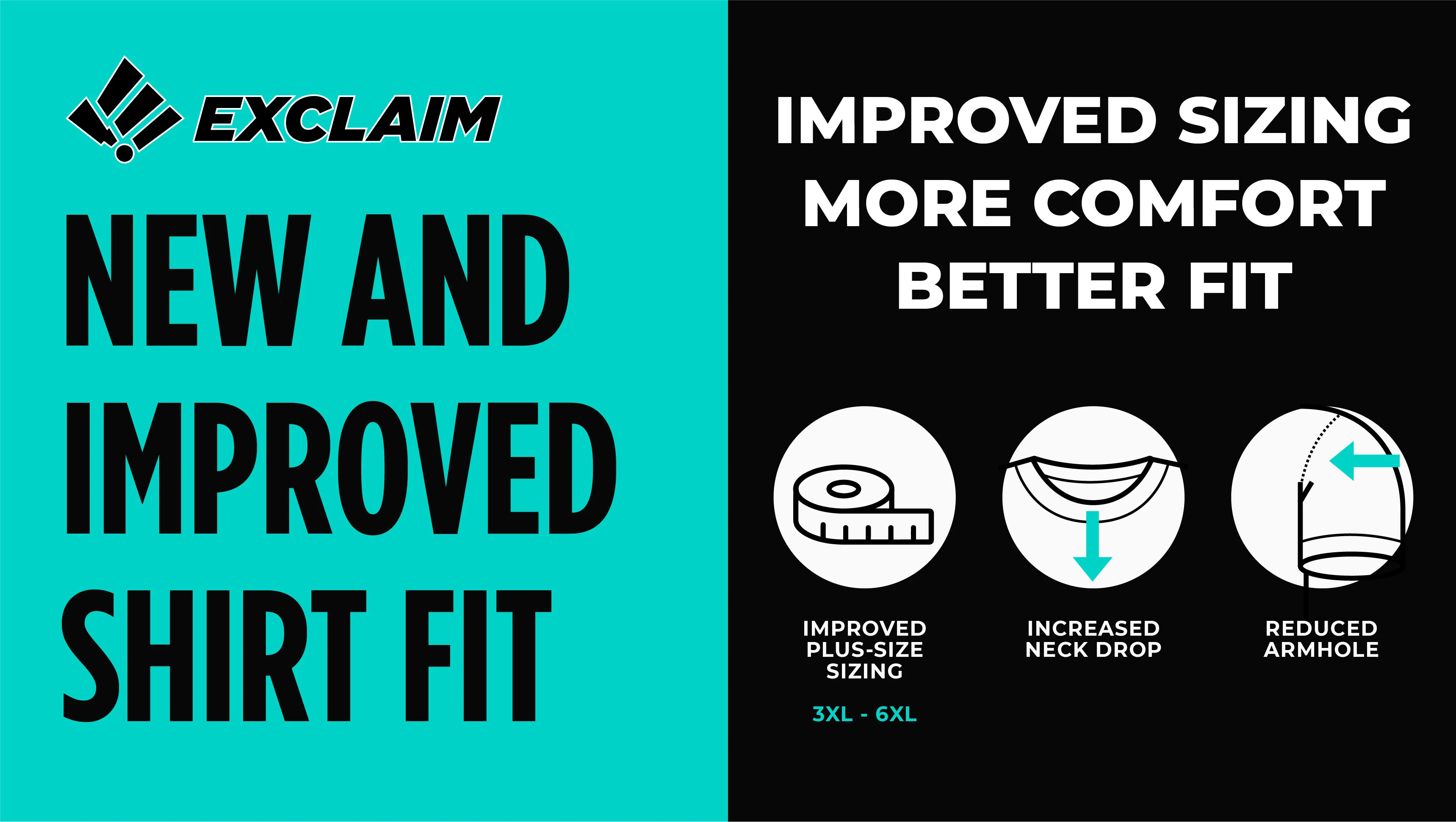 We corrected undersized 3XL–6XL shirts and adjusted the neck drop and armholes to improve comfort, proportions, and overall fit.