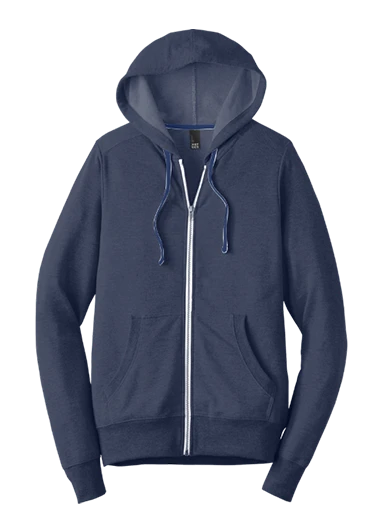 District Perfect Tri French Terry Full-Zip Hoodie