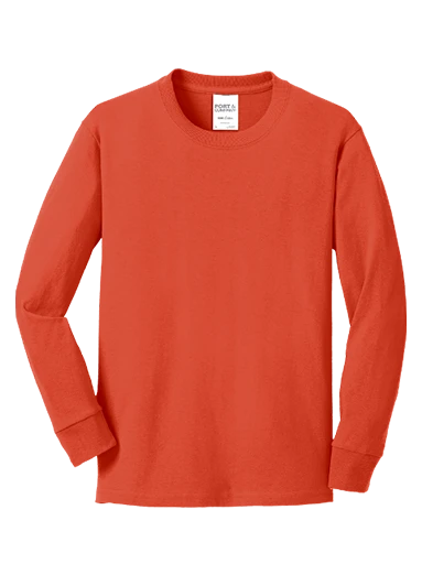 Port & Company Youth Long Sleeve Core Cotton Tee