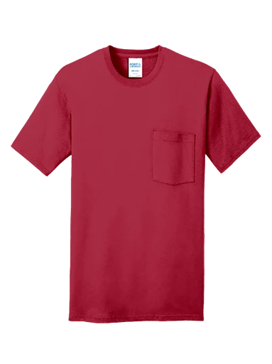 Port & Company Core Cotton Pocket Tee