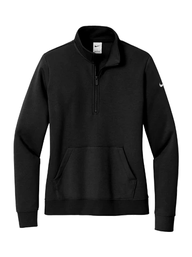 Nike Women's Club Fleece Sleeve Swoosh 1/2-Zip